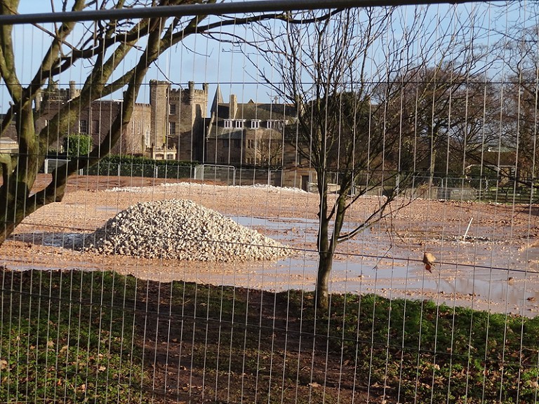 14 Site leveled